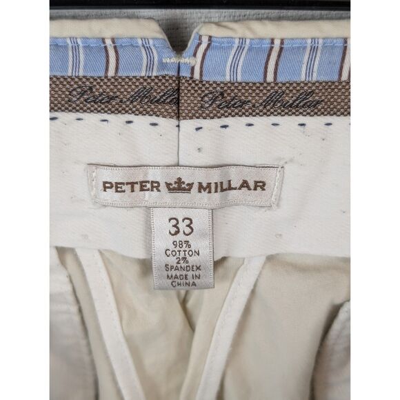 Peter Millar Golf Pants Khaki/Tan Men's Size 33x28 - Picture 7 of 12